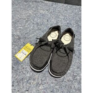 Hey Dude Women's 6 Active -‎ Stretch Gray Shoes UK4/EU37 Fast Shipping!